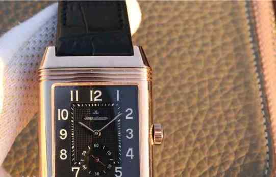 积家仿表_尺寸48.5×30mm_意大利小牛皮表带_原版复刻机芯_玫瑰金_机械表