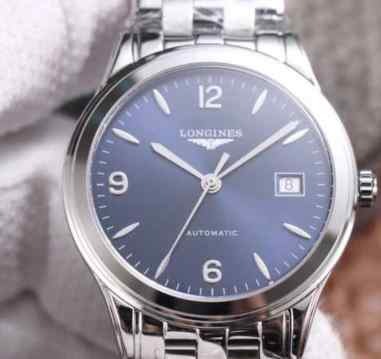 高仿浪琴军旗系列_KY厂浪琴军旗系列L4.974.4.92.6_38.5mm_全自动超薄机械