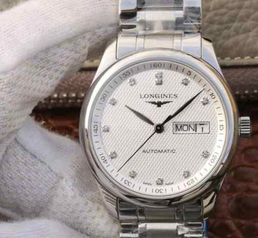 仿浪琴双日历手表价格-细节图1