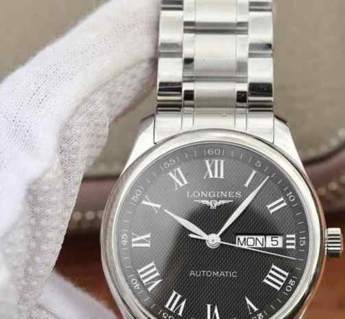 浪琴名匠双日历复刻_LG浪琴手表名匠L2.910.4.51.6_进口ETA2836机芯_38.5mm