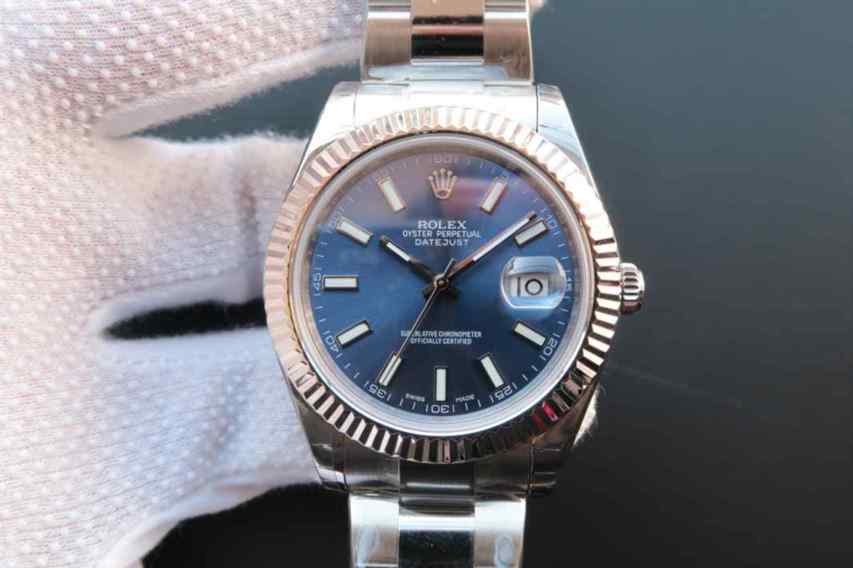 高仿劳力士日志型男表_ew厂劳力士日志型116334_蓝盘_全新的3136机芯_41毫米