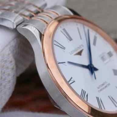 AF厂高仿浪琴开创者L2.820.5.11.7男复刻表-细节图5