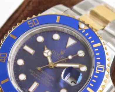 vr劳力士全包金蓝水鬼-细节图5
