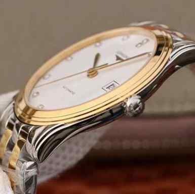 浪琴军旗系列男表高仿-细节图5