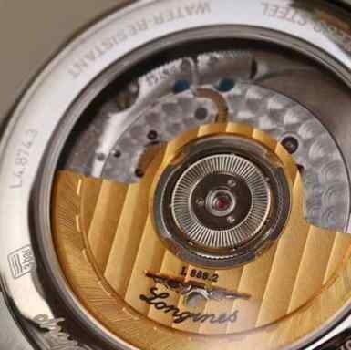 浪琴军旗系列男表高仿-细节图4