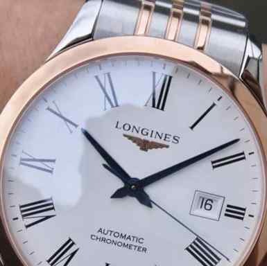 AF厂高仿浪琴开创者L2.820.5.11.7男复刻表-细节图9