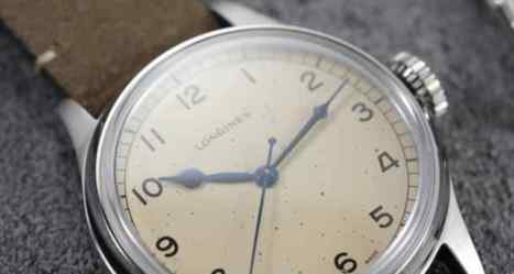 浪琴复刻复古手表-细节图5