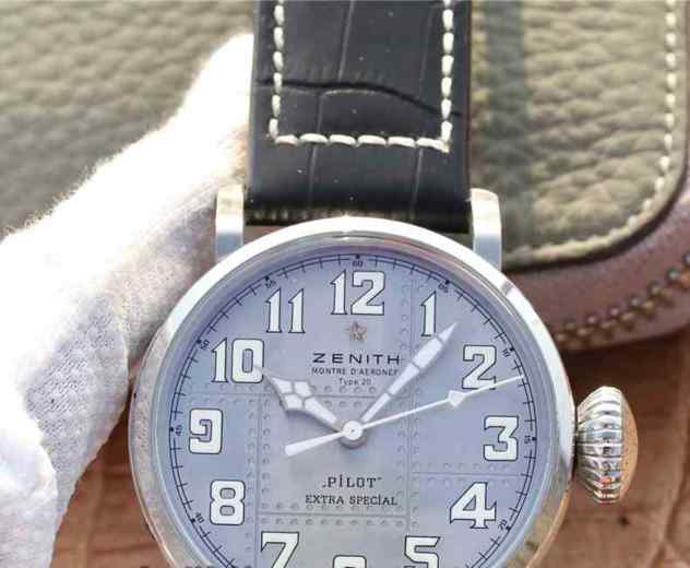 真力时TW厂高仿_8215机械机芯_零返修_蓝宝石玻璃_飞行员系列_男士腕表