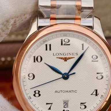 ky厂浪琴名匠复刻表_名匠L2.628.5.79.7_间金白盘_直径38.5mm