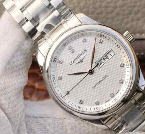 仿浪琴双日历手表价格-细节图2