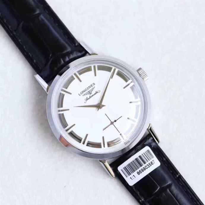 2017浪琴Longines复古系列男士机械手表_6点位置秒针_精钢316L尺寸_40×10