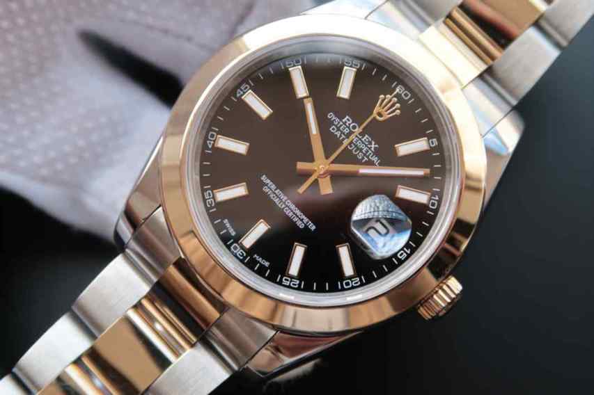 精仿包金劳力士男表-细节图2