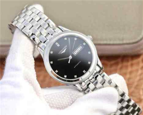 GK厂浪琴军棋系列双历L4.899.4.12.6男士自动机械手臂_中英文双日历_ETA2836-2_38.5毫米