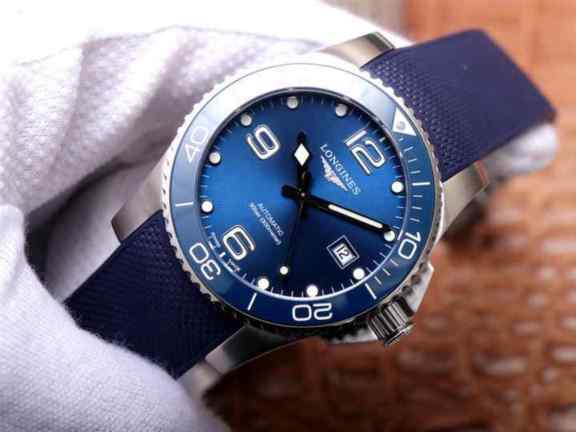 浪琴康卡斯复刻表价格_ZF厂浪琴康卡斯系列_L3.781.4.96.9_蓝盘_海鸥2824机芯