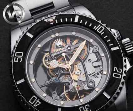 复刻劳力士缕空水鬼_vr厂劳力士水鬼116610_复刻3130机芯_全镂空潜航者