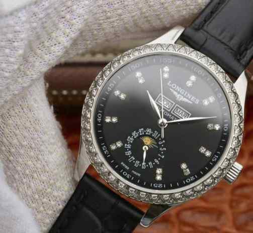 浪琴月相复刻表-细节图1