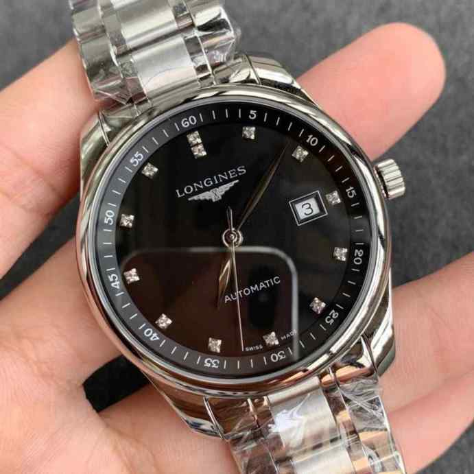 V9厂手表浪琴名匠L2.793.4.57.6系列三针日历款-细节图2