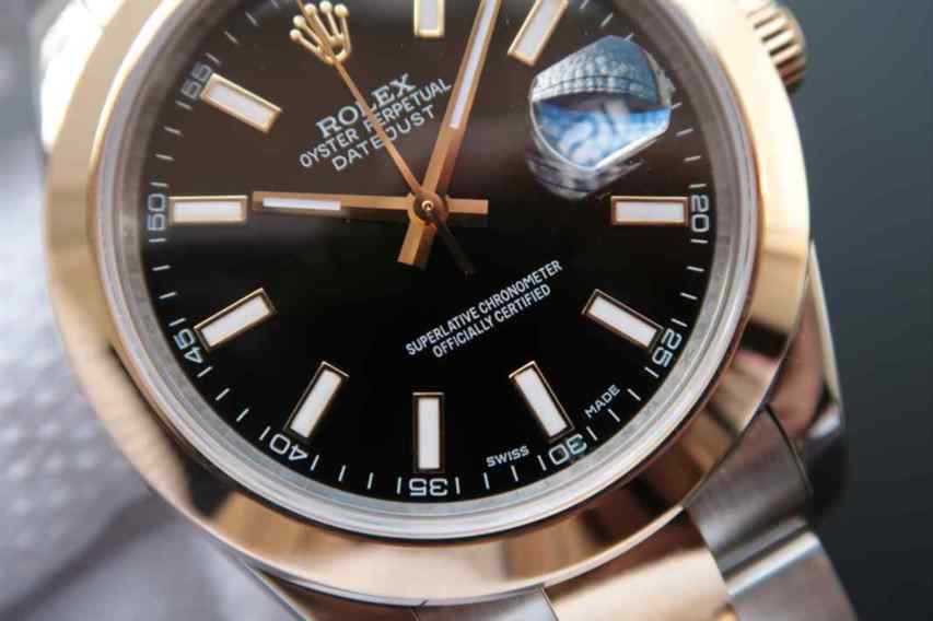 精仿包金劳力士男表-细节图3