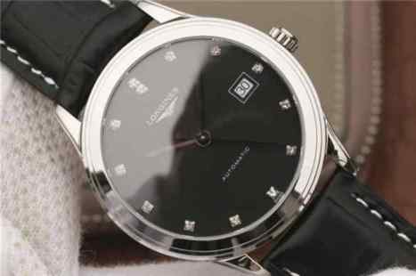 TW浪琴军旗系列L4.774.4.57.2男士机械皮带手表-细节图2