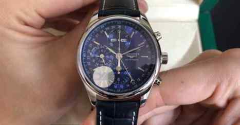 复刻浪琴月相八针价格-细节图1