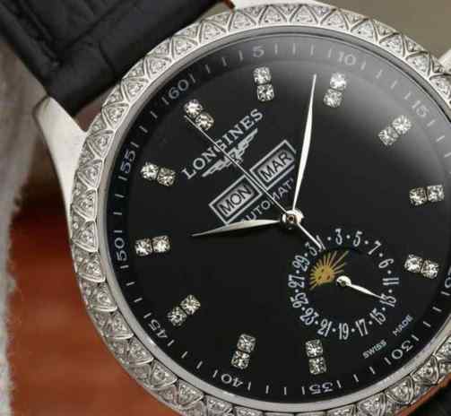 浪琴月相复刻表-细节图2