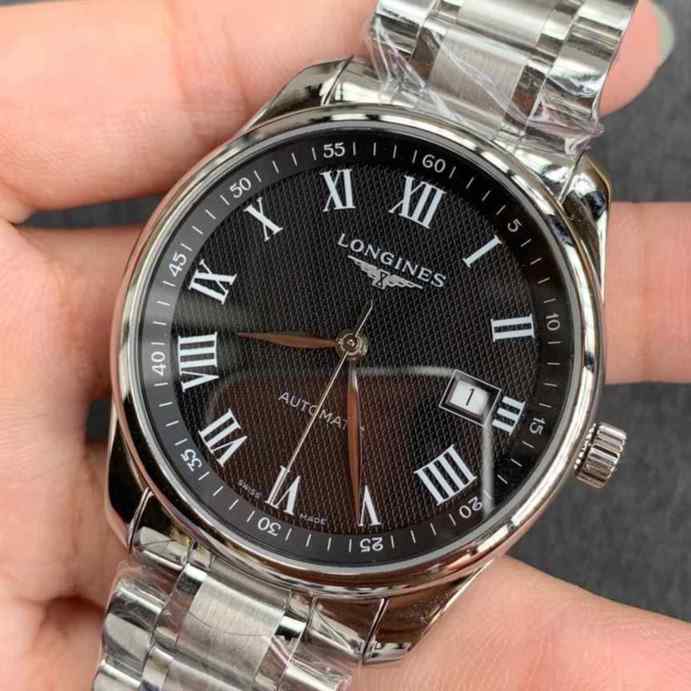 V9厂手表浪琴名匠系列L2.793.4.51.6三针日历款-细节图3