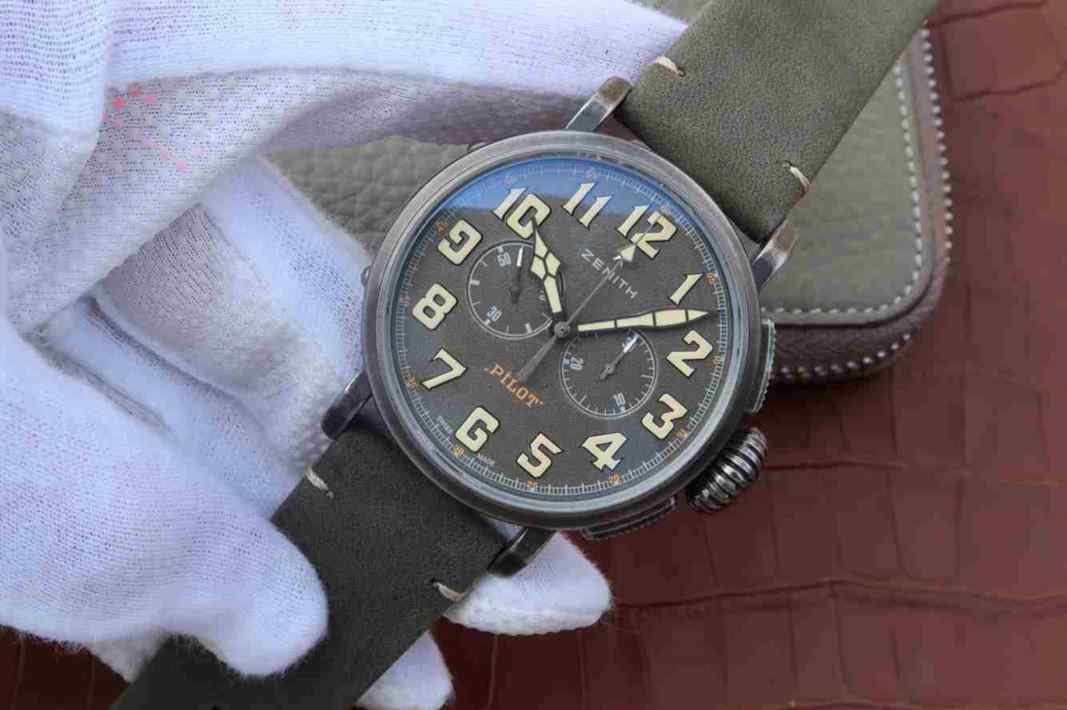 精仿真力时怎么样_XF真力时飞行员V8版_大飞计时重机车骑士_45毫米