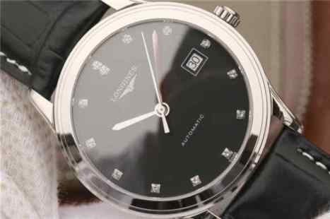 TW浪琴军旗系列L4.774.4.57.2男士机械皮带手表-细节图4