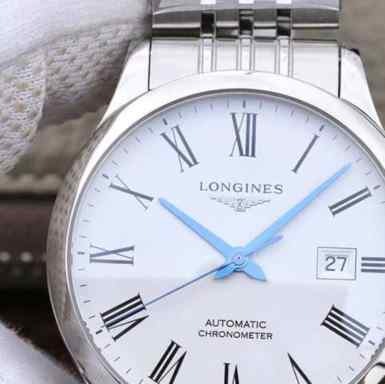 AF厂精仿浪琴开创者L2.821.4.11.6男复刻表_腕表尺寸40X11mm_浪琴自产L888.4机