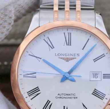 AF厂高仿浪琴开创者L2.820.5.11.7男复刻表-细节图1