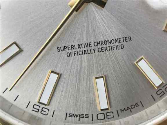 劳力士GM厂高仿玫瑰金日志女表-细节图5