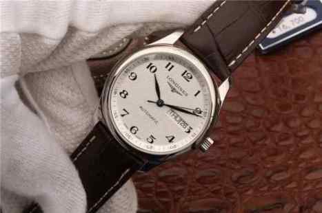 LG厂手表浪琴名匠系列L2.755.4.77.3星期日历双历男表-细节图3