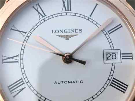 TW浪琴军旗系列L4.774.8.21.2玫瑰金男士机械手表-细节图5