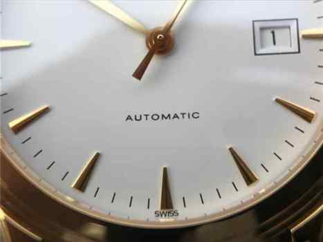 TW浪琴军旗系列L4.774.8金色男士机械皮带手表-细节图6