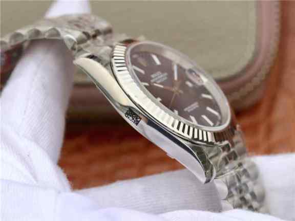 仿劳力士日志型蓝盘手表图-细节图5