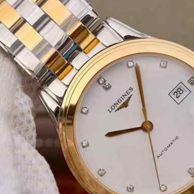 浪琴军旗系列男表高仿-细节图9