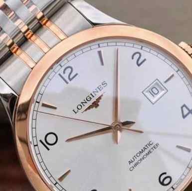 AF厂浪琴开创者L2.821.4.76.2机械男复刻表-细节图2