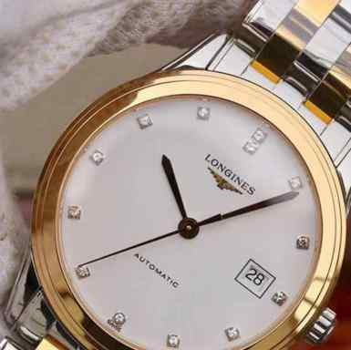 浪琴军旗系列男表高仿-细节图8