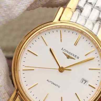 TW厂浪琴瑰丽系列L4.921.2.12.7机械黄金版男复刻表-细节图3