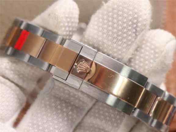 劳力士游艇名仕玫瑰金复刻-细节图7