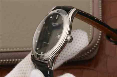 TW浪琴军旗系列L4.774.4.57.2男士机械皮带手表-细节图8