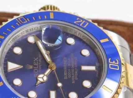 vr劳力士全包金蓝水鬼-细节图4