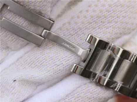 V6厂卡地亚蓝气球33mm机械女士钢带_进口西铁城自动机械机芯_女表_鱼眼通透