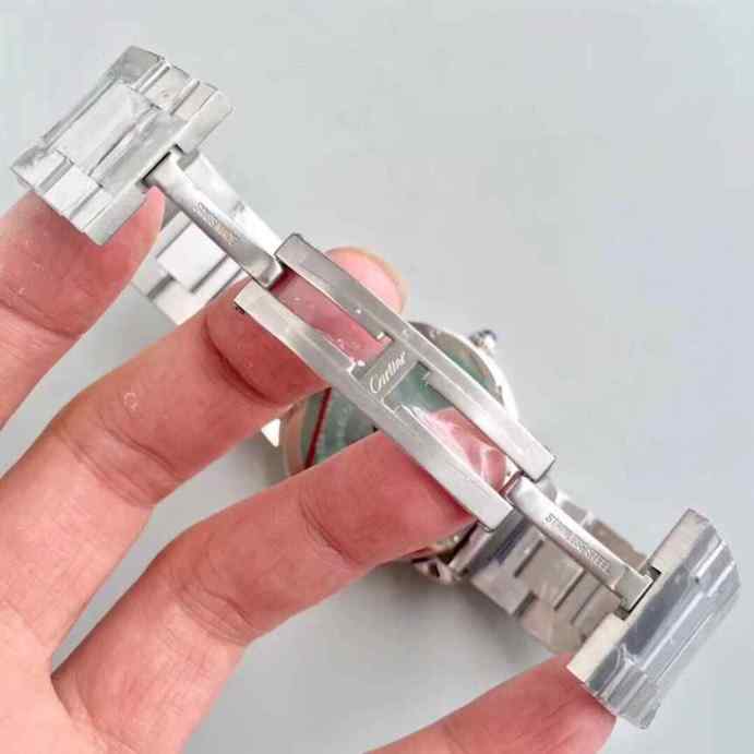 ZF厂卡地亚Cartier伦敦系列W670101超薄经典款_搭配鳄鱼皮