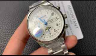 3m厂浪琴名匠八针月相_钢带_蓝宝石镜面_最新版本_浪琴_7751机芯