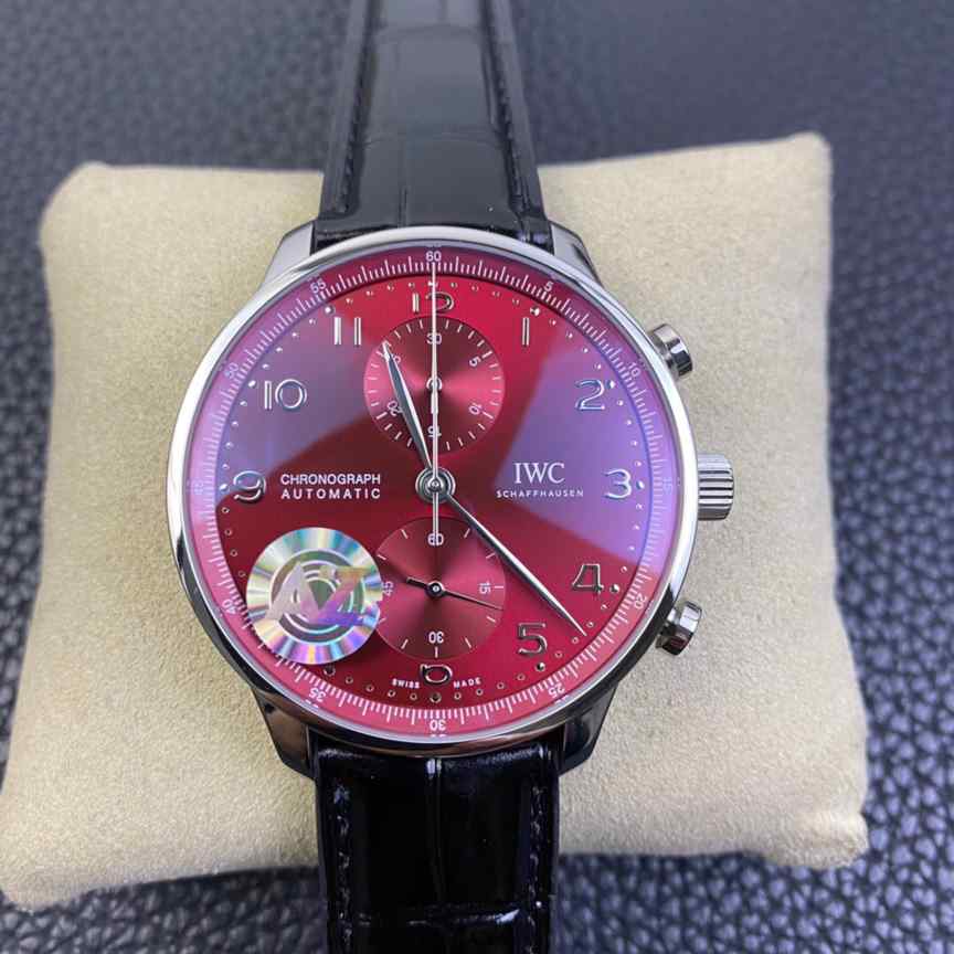 az万国葡计绿盘_自动上链_蓝宝石镜面_葡计_原装CAL.69355机芯_7750机芯