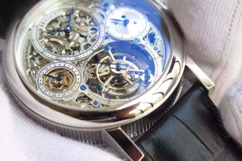 高仿宝玑镂空手表-细节图2