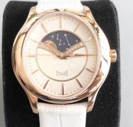 精仿伯爵度金镶钻月相-细节图1