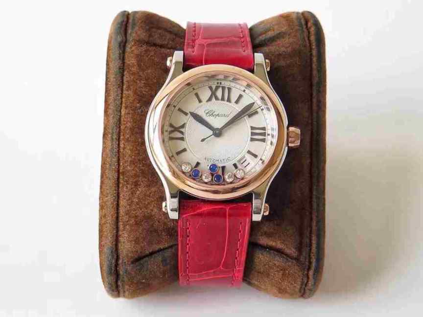 萧邦复刻快乐钻石女表_机械机芯_YF厂_36mm_三针_七颗钻石