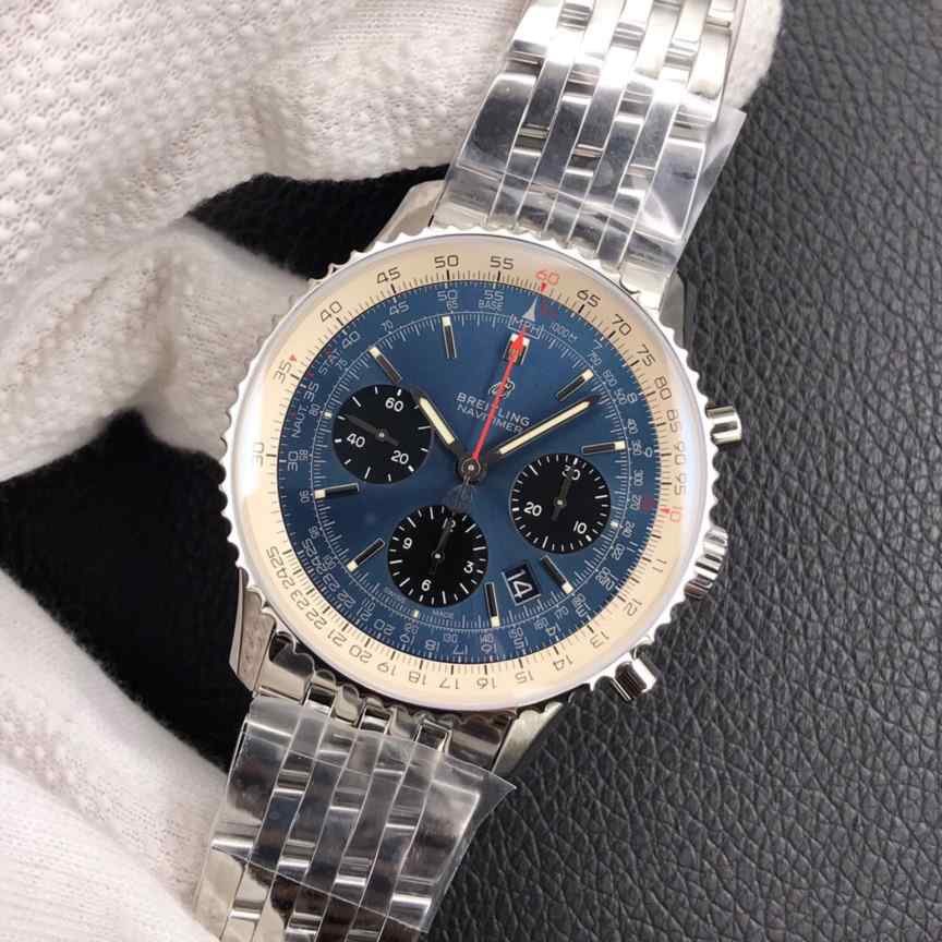 百年灵航空计时三针-细节图3